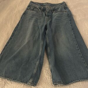 Old Navy wide leg denim culottes